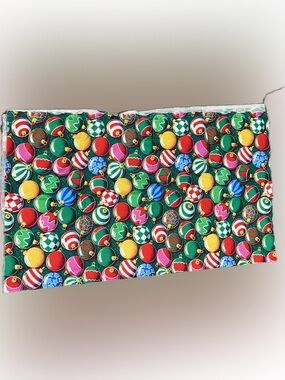 🔴Vintage New Festive Christmas Ornaments  Fabric Panel Christmas Holiday
